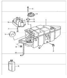 water cooling - 4 - for 996 TURBO 2001-05