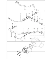 throttle body 996 TURBO 2001-05
