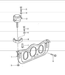 engine suspension 996 TURBO 2001-05 engine suspension 996 TURBO 2001-05