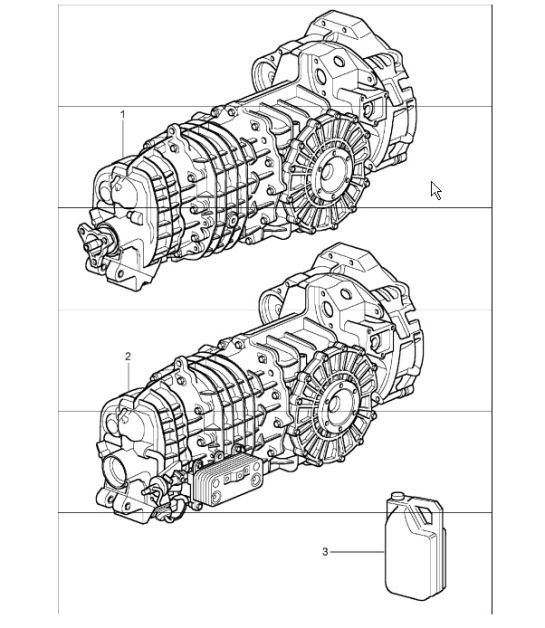 Diagram 302-00 Porsche 911 & 912 (1965-1989) Transmission