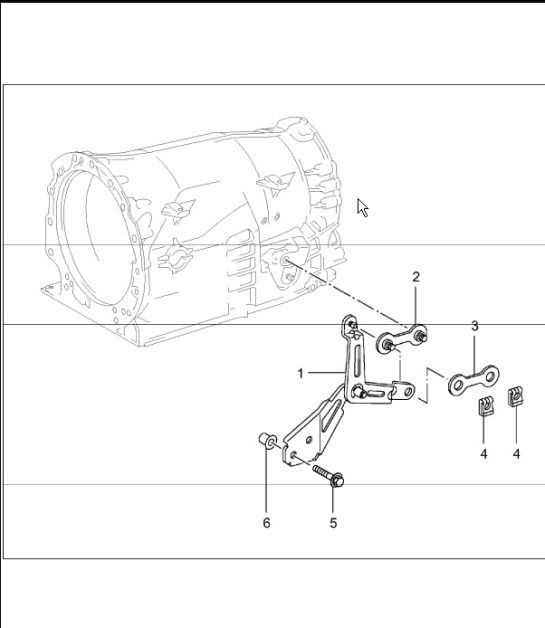 Diagram 320-05 Porsche Cayenne S 4.5L V8 2003>> Transmission