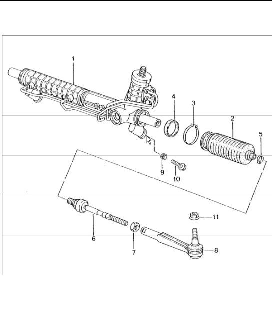 Diagram 403-00 Porsche 开曼718C(982C)2017>> 前轴、转向 