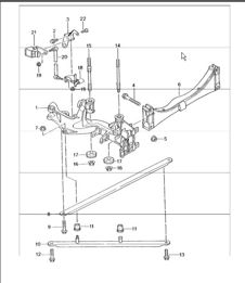 rear axle, side section, bracket 996 TURBO 2001-05 rear axle, side section, bracket 996 TURBO 2001-05