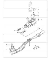 transmission control, manual transmission 996 TURBO 2001-05