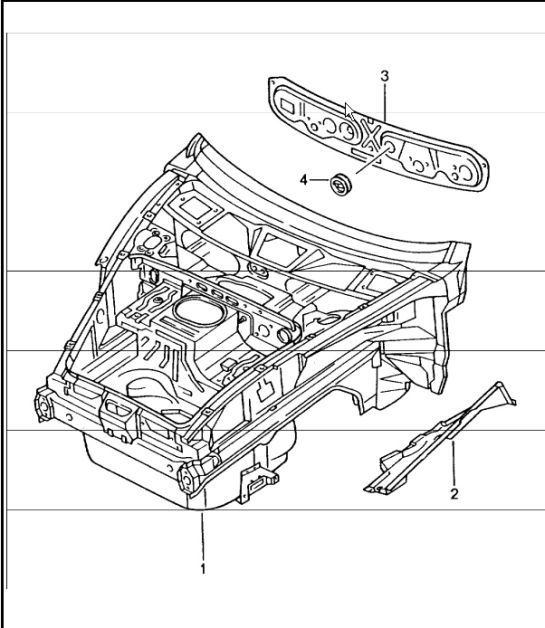 Diagram 801-05 Porsche Cayman 987C/981C (2005-2016) Body