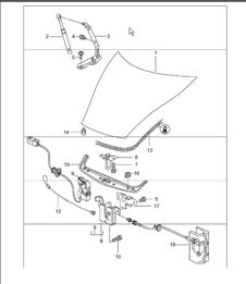 lid front 996 TURBO 2001-05 lid front 996 TURBO 2001-05