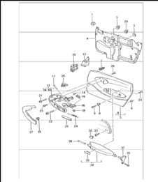 door trim panel accessories 996 TURBO 2001-05 door trim panel accessories 996 TURBO 2001-05