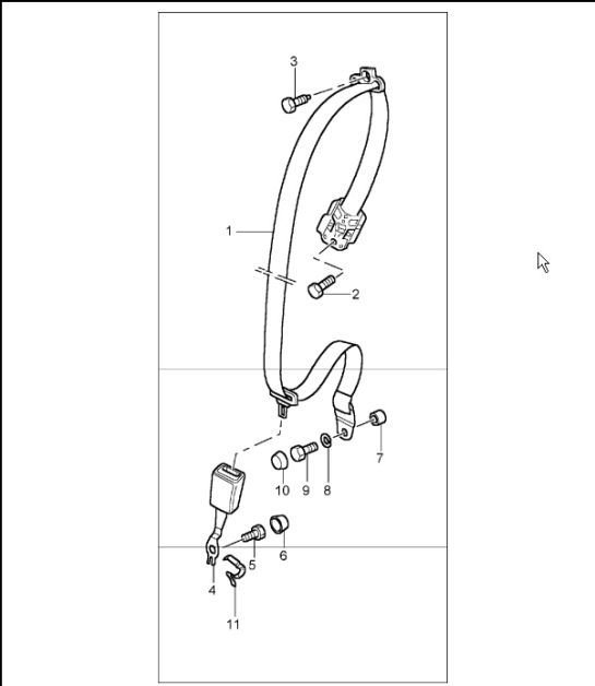 Diagram 812-05 Porsche 991 Turbo S 3.8L (560Bhp) Carrozzeria