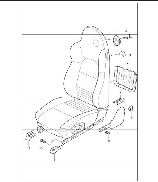 Diagram 817-20 Porsche 996 C2 3.4L 1997-08/01 Body