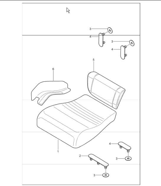 Diagram 817-85 Porsche 997 (911) MK1 2005-2008 Body