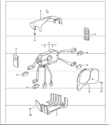 steering column switch 996 TURBO 2001-05
