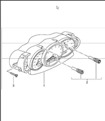 instruments complete IX45/X71 for 996 TURBO  2001-05