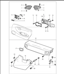 loudspeaker 996 TURBO M680 2002 ONWARDS