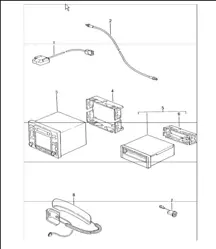 navigation system receiver M662 / M663 for 996 TURBO UPTO 2002