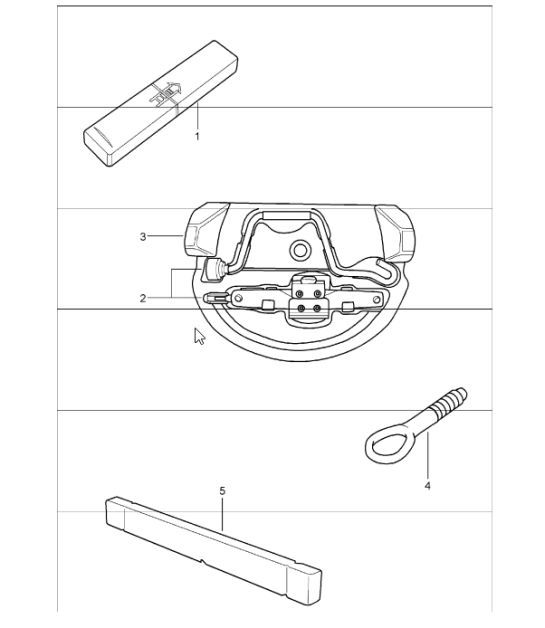 Diagram 001-00 Porsche 997（911）MK1 2005-2008 配件及其他 
