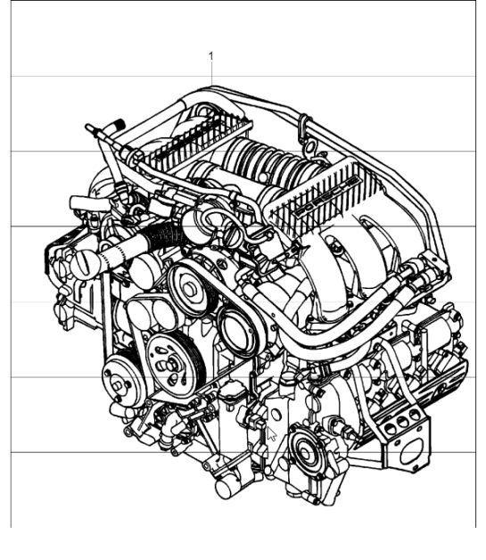 Diagram 101-00 Porsche Cayman 987C/981C (2005-2016) Engine