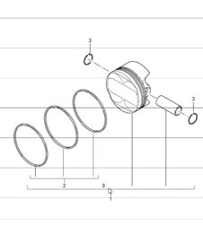 piston for 997.1 M96.05 3.6L COUPE / CABRIO and 997.1 M97.01 3.8L CABRIO S / COUPE S 2005-08 piston for 997.1 M96.05 3.6L COUPE / CABRIO and 997.1 M97.01 3.8L CABRIO S / COUPE S 2005-08
