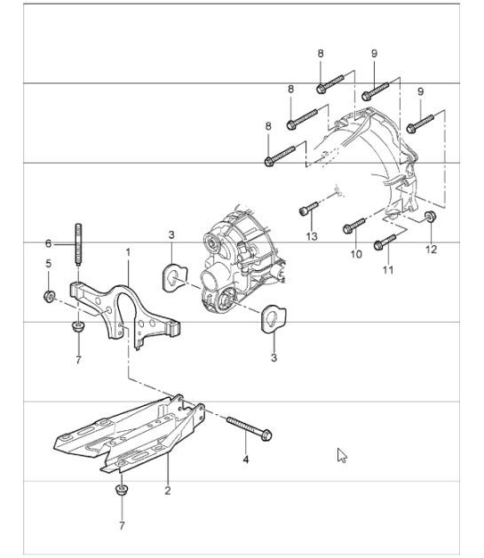 Diagram 306-00 Porsche 卡宴 Turbo S 4.5L 2006>> 传播