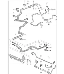 power steering lines 997.1 2005-08