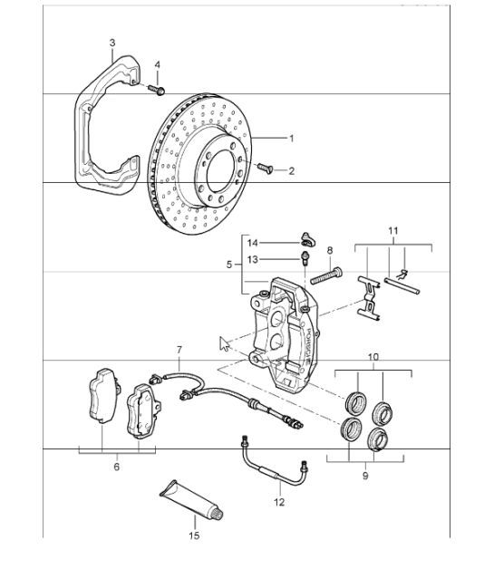 Diagram 603-00 Porsche Taycan Turbo S 