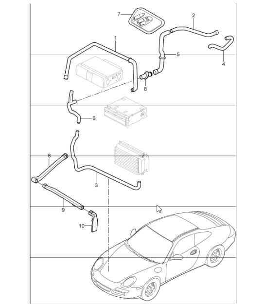 Diagram 813-02 Porsche 991 (911) MK1 2012-2016 Carrozzeria