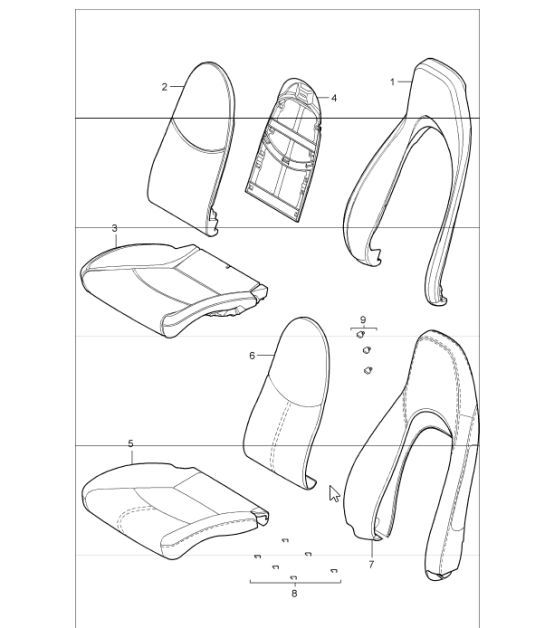 Diagram 817-02 Porsche Taycan (9J1) MK2 2024>> 