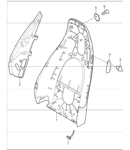 Diagram 817-04 Porsche Cayman 987C/981C (2005-2016) Body