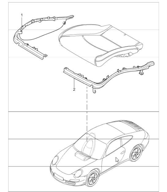 Diagram 817-09 Porsche Cayman 987C/981C (2005-2016) Body