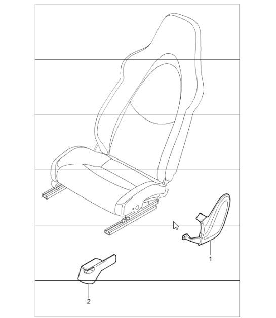 Diagram 817-15 Porsche Cayman 987C/981C (2005-2016) Body