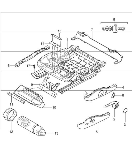 Diagram 817-23 Porsche 991 (911) MK1 2012-2016 Carrozzeria