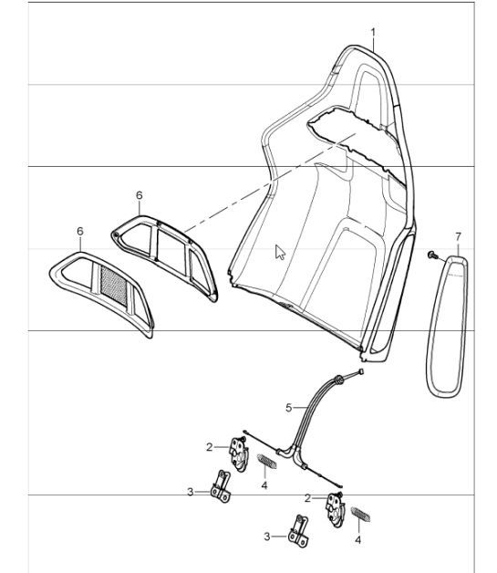 Diagram 817-66 Porsche 卡宴轿跑车 V6 3.0L 汽油 340Hp 
