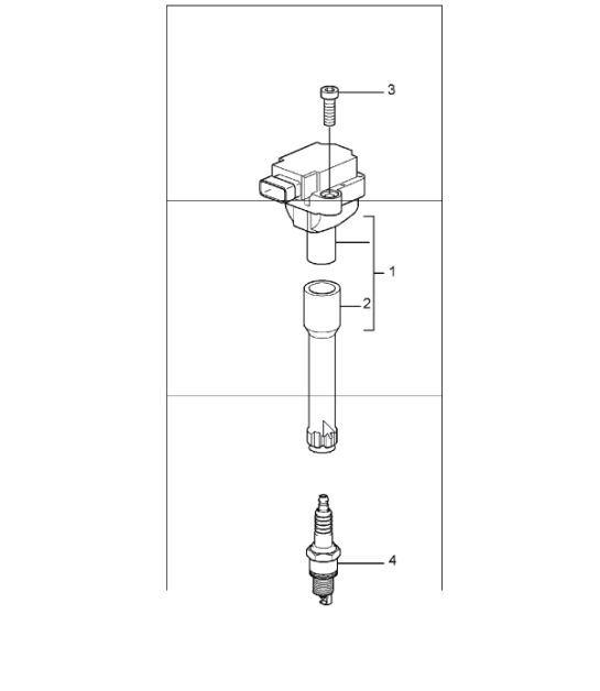 Diagram 901-00 Porsche 997 (911) MK1 2005-2008 Elektrische Ausrüstung