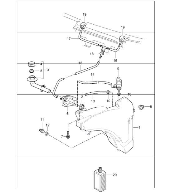 Diagram 904-10 Porsche 卡宴 E-Hybrid V6 3.0L 470Hp 