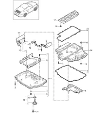 Cárter de aceite 997.2 carrera 2009-12