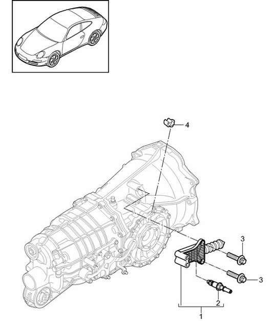 Diagram 301-005 Porsche 911 & 912 (1965-1989) Transmission