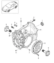 Manual gearbox / Individual parts - G9705,G9735 - 997.2 Carrera 2009-12