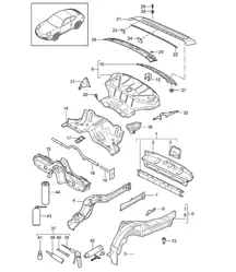 Parte posteriore 997.2 Carrera 2009-12