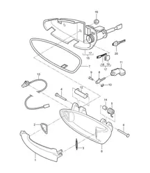 Maniglia porta 997.2 2009-2012