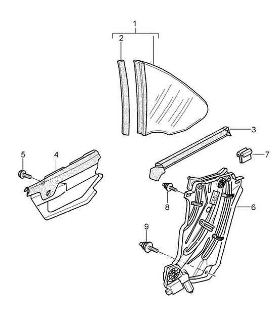 Diagram 805-005 Porsche 996 TURBO 2000-05 Body
