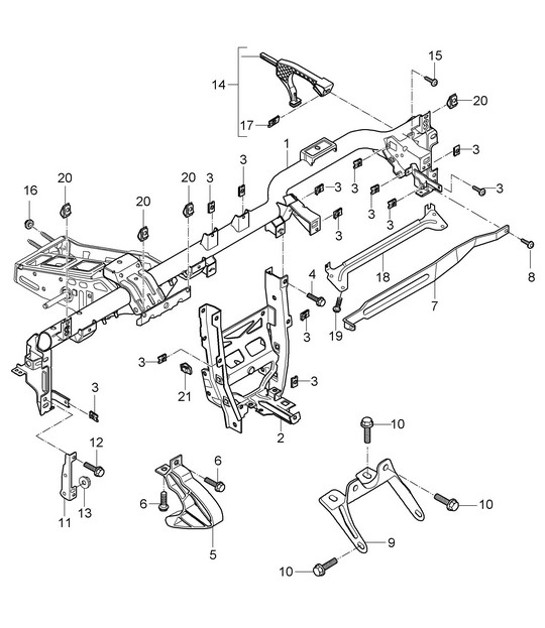 Diagram 809-004 Porsche Taycan Turbo S 