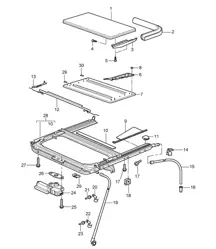 Sunroof 997.2 2009-2012