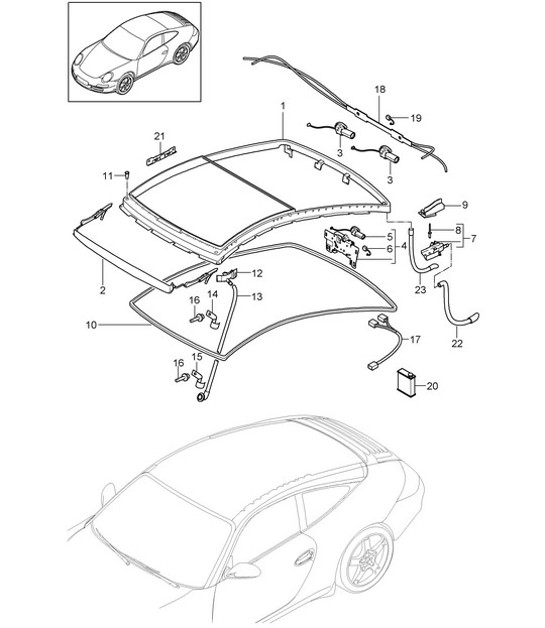 Diagram 811-001 Porsche Taycan (9J1) MK2 2024>> 