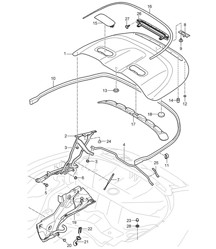 Opbergdoos met cabriodak / deksel / wateropvangbak - SPEEDSTER, PR:503 - 997.2 2009-12