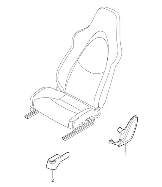 Diagram 817-015 Porsche Boxster 986/987/981 (1997-2016) Body