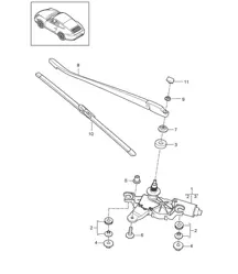 Tergicristallo posteriore 997.2 2009-2012