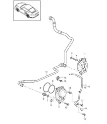 Alimentazione olio/Linea di ritorno - 9770 - 997.2 GT2 RS 3.6L 2010-11