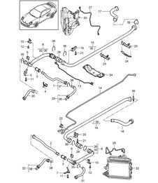 Raffreddamento ad acqua 2 - A170 - 997.2 Turbo 3.8L 2010-13 Raffreddamento ad acqua 2 - A170 - 997.2 Turbo 3.8L 2010-13