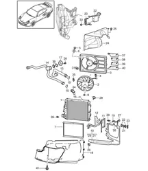 Raffreddamento ad acqua 3 - A170 - 997.2 Turbo 3.8L 2010-13