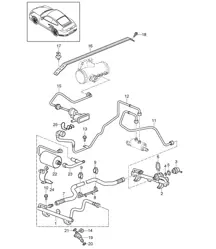Tubo de recogida de combustible - 9770 - 997.2 GT2 RS 3.6L 2010-11