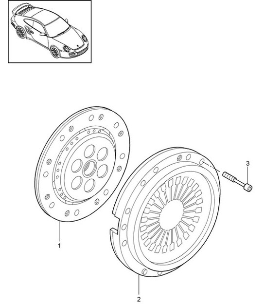 Diagram 301-001 Porsche Cayenne V6 3.0L benzina 353 CV 